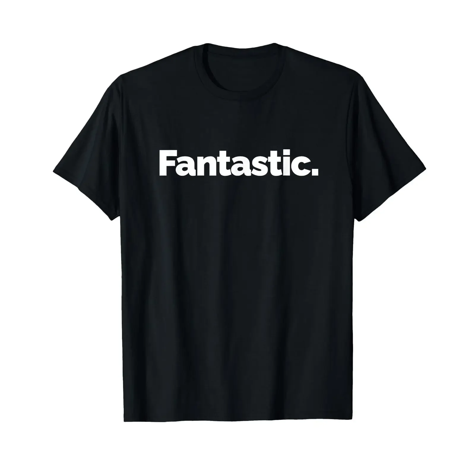 That Says Fantastic T Shirt black vintage Washed Top For Everyday Wear graphic homme Slightly Casual Versatile designer clothes