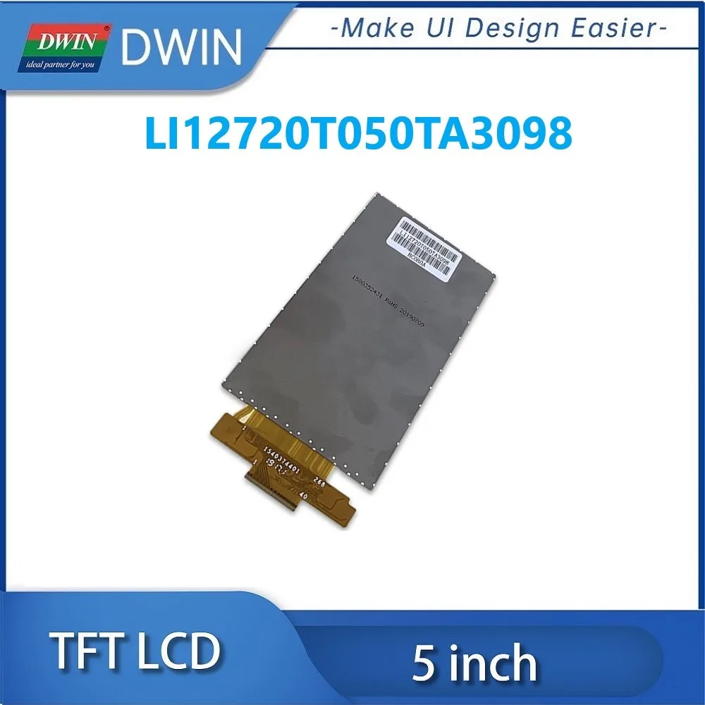 DWIN 5 Inch Incell IPS TFT LCD Display 720x1280 300 Bright MIPI 40PIN Capacitive Touch LI12720T050TA3098