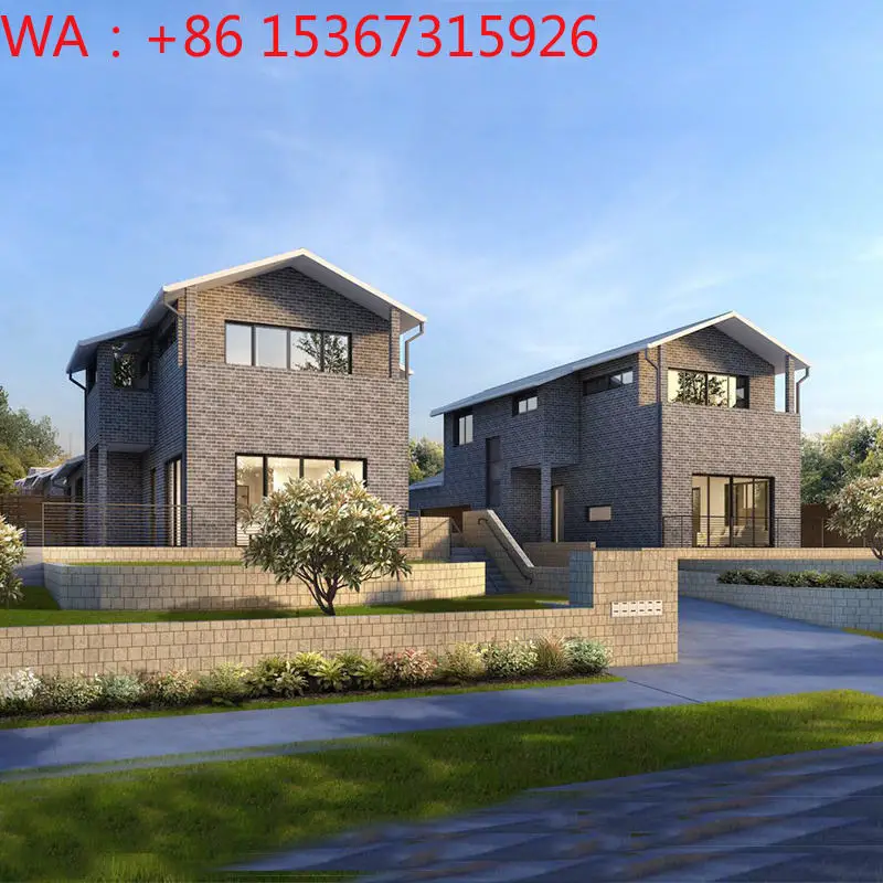 High Quality Custom Modern Luxury Prefabricated Steel Structure Multi Story Villa Townhouse