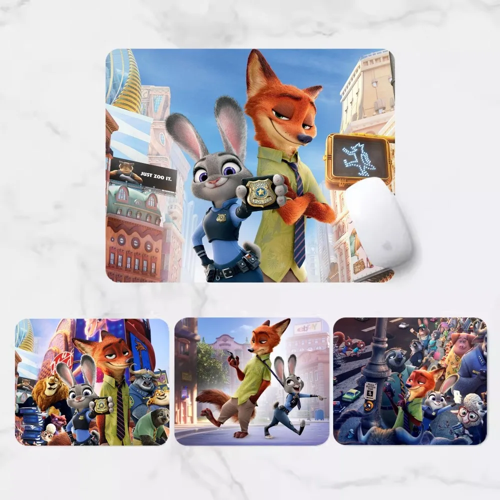 

Коврик для мыши MINISO Zootopia, компьютерный Настольный коврик, коврик для клавиатуры, подушка для ноутбука, нескользящий Настольный коврик