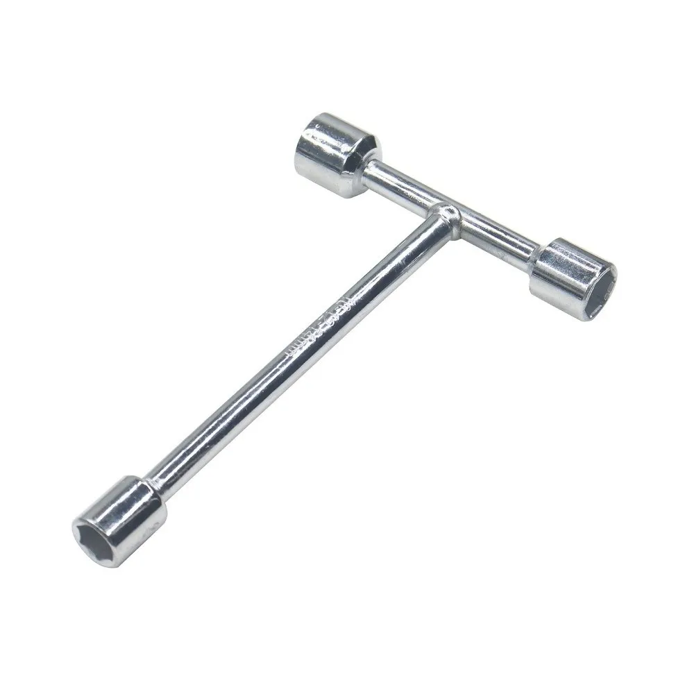 Portable 3-Way Socket Wrench Triple Head Hand Repair Tool Hex Socket Spanner T Handle Hex Socket Hand Tool Home Appliance