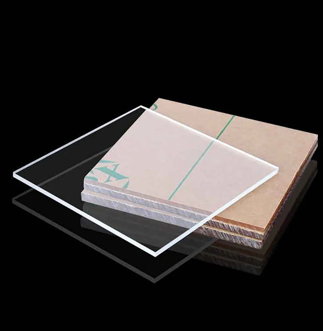 200*200mm High Transparent Plastic Sheet Thick 1-20mm Clear Board For DIY Building Model Craft Picture Frame Processing