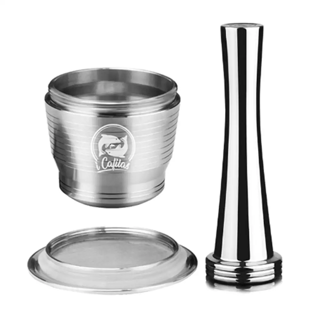 Refillable Coffee Capsule Pod Stainless Steel Coffee Filter Holder Daily Use for Nespresso Compatible Coffee Machine