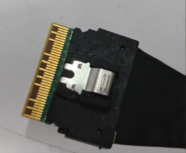 LP Low Profile SFF-8654 8I 74P to 2X SFF-8639 U.2 Cable U2 for SSD 0.8M