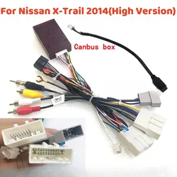 16 Pin Car Audio Wiring Harness Canbus Box NS-SS-04A For Nissan Qashqai 2006-2013 X-TRAIL 2013-2021 Android 2 Din GPS Stereo