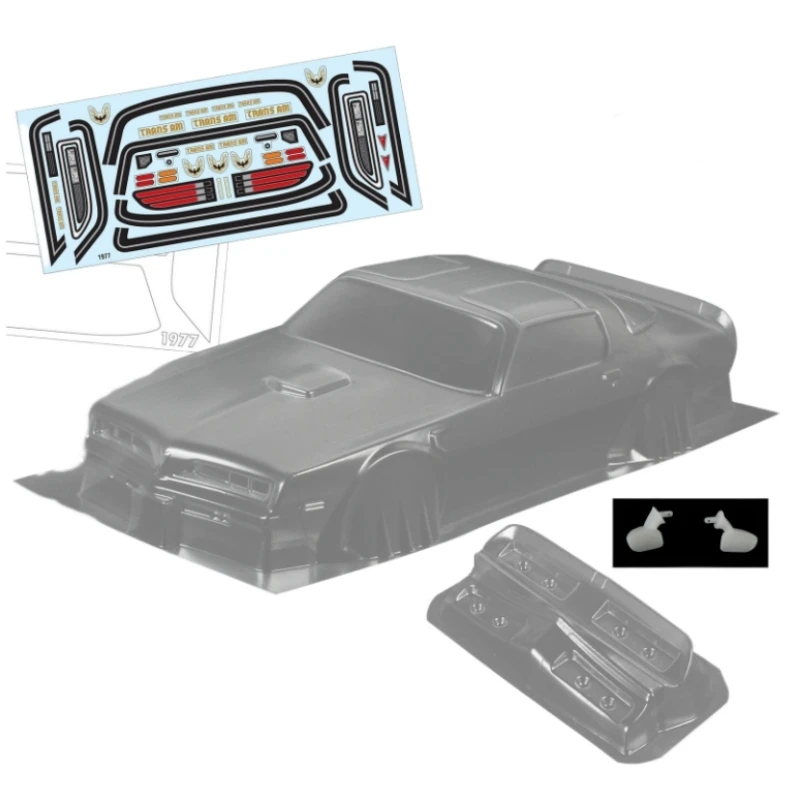 1/10 1977 Pontiac Firebird RC Body, 200mm Tamiya TT01 TT02