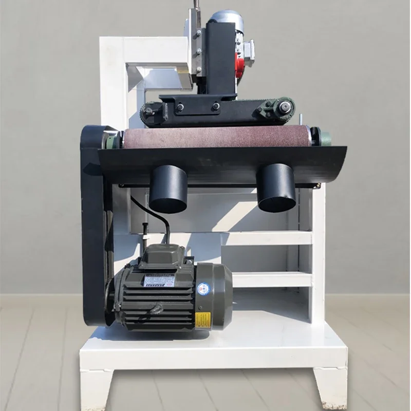 Material Polishing Machine Woodworking Deburring Sander Bench Type Multi-function Flat Wire Drawing Machine