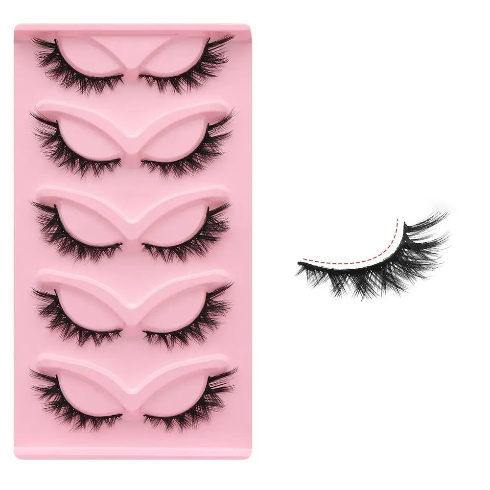 Cat Eye Clusters Wimpers Manga Vos Natuurlijke Valse Wimpers C Krul DIY Lash Extensions Piekerige Individuele Wimpers Vrouwen Schoonheid