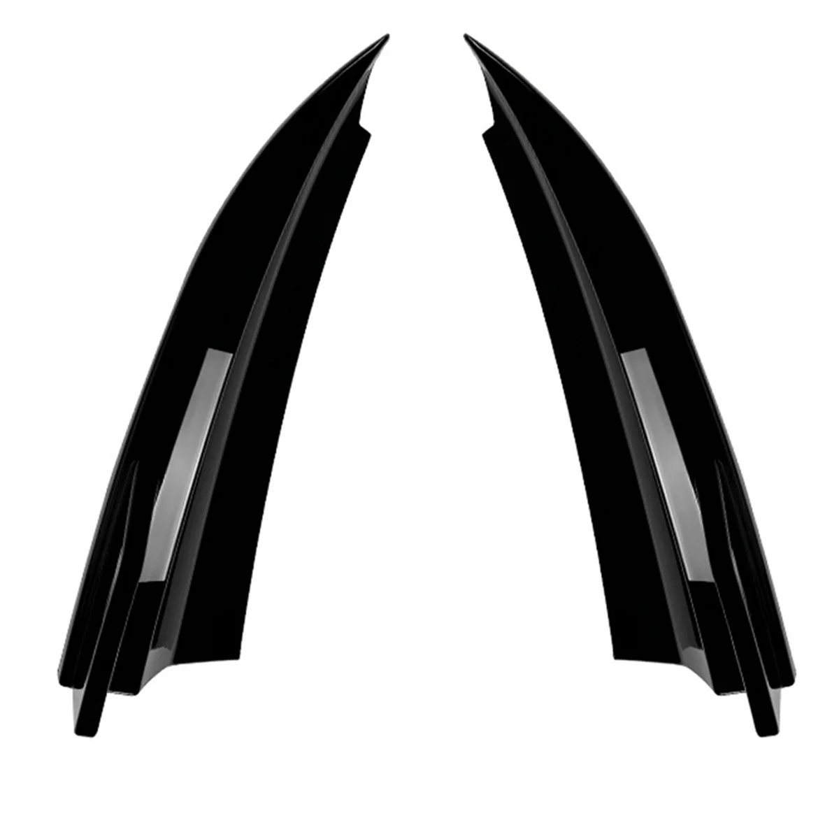 Car Rear Bumper Lip Diffuser Splitter Winglet Apron Spoiler for Mercedes Benz W204 AMG Line 2008-2014 Glossy Black