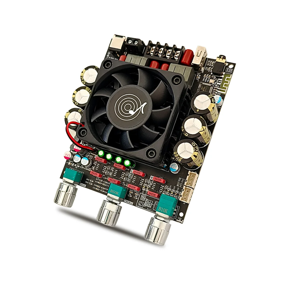 A57G-ZK-3002T Cyfrowy wzmacniacz mocy Bluetooth 300WX2 2.0 kanałowy przedwzmacniacz stereo HiFi TPA3225 Subwoofer-A