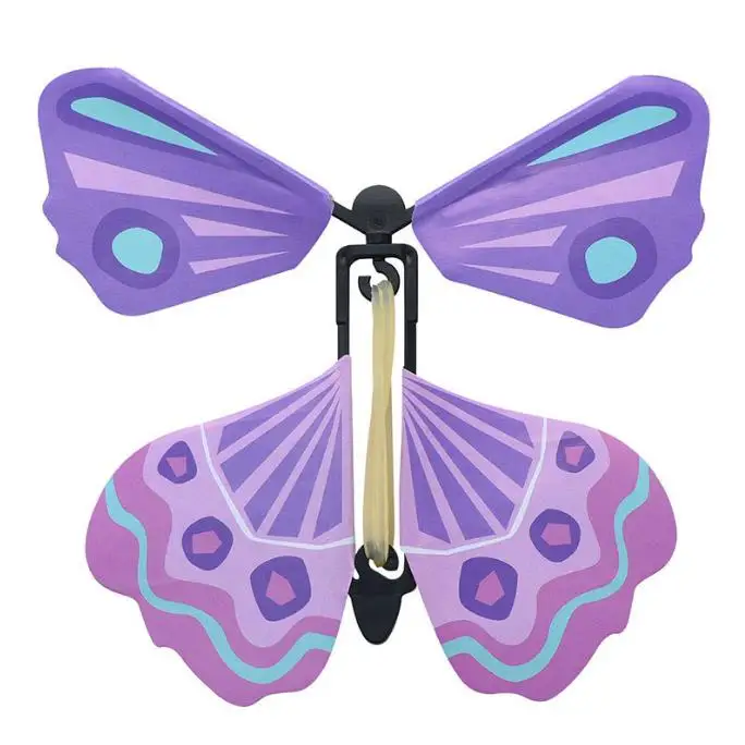 

1PCS 12x12cm Magic Flying Butterfly Little Magically Tricks Funny Surprise Joke Hot Toys For Children Surprising Christmas Funny