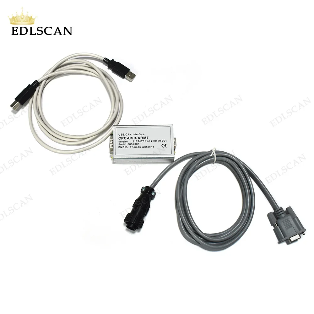 2024 New Forklift scanner tool For Toyota Bt TruckCom CAN Arm7 Interface box Can bus line communication USB/CAN diagnostic tool