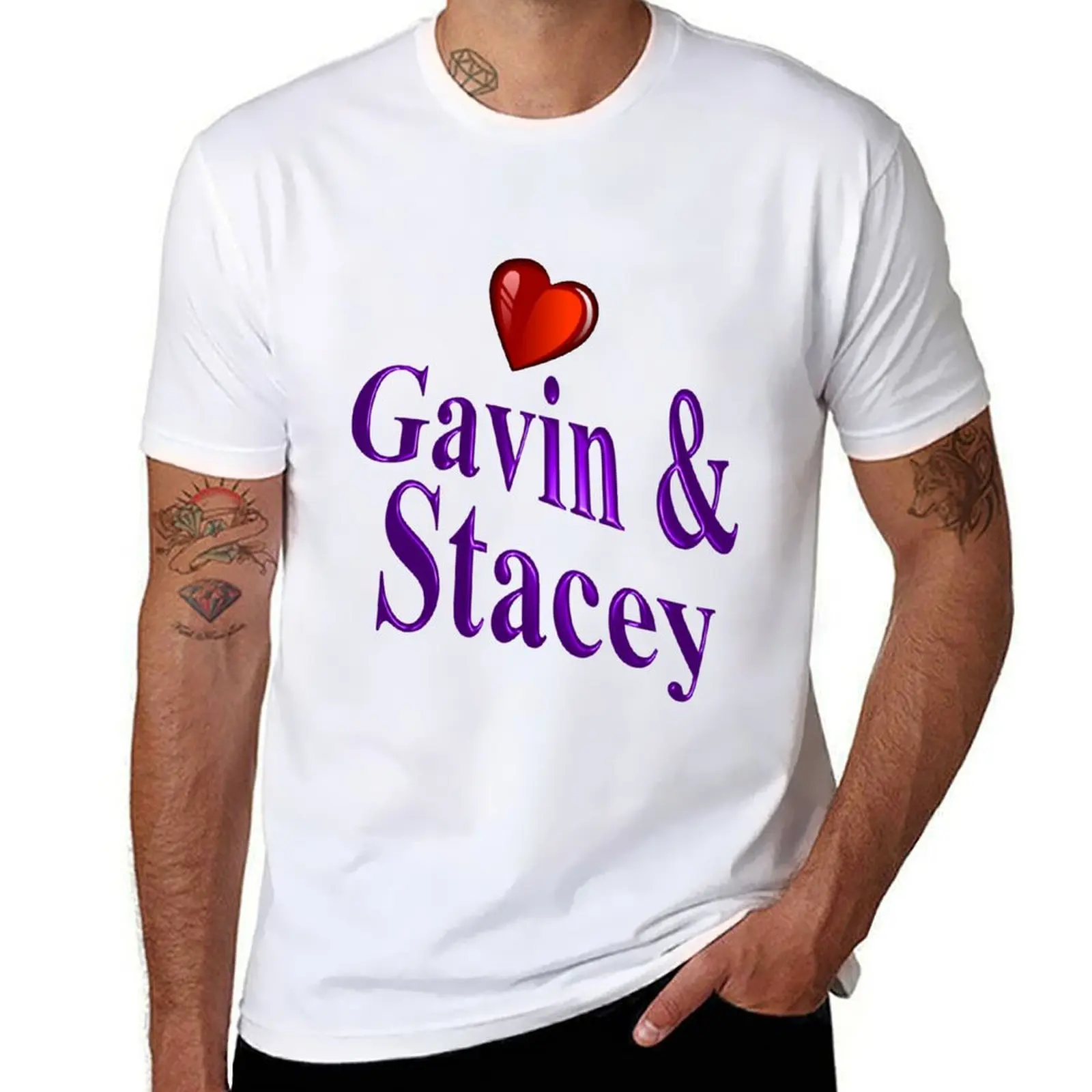 

Love Gavin & Stacey T-Shirt cotton t shirts man 100% man t shirts cotton T-Shirt