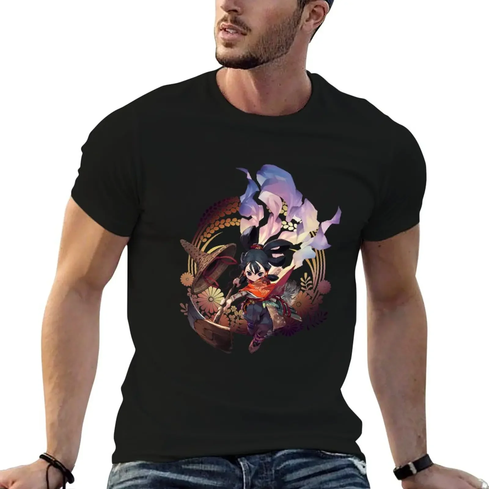 Sakuna Of Rice and Ruin T-Shirt oversizeds graphic shirts mens t shirt