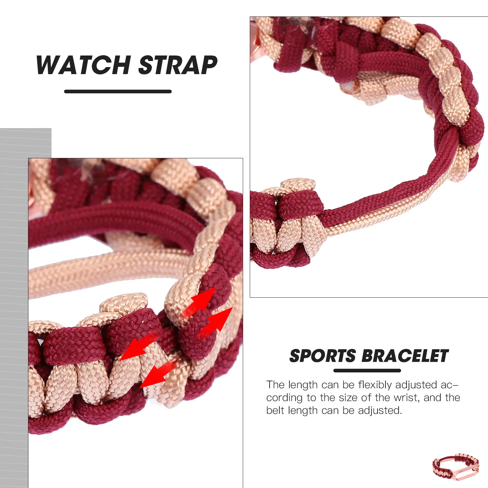

Wristband Replacement Watchband Sports Bracelet Practical Fashion Silicone for Strap Zinc Alloy