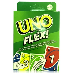 Uno Flex Flip Dos 매칭 카드 게임, 애니메이션 UNO, 자비 없는 멀티플레이어, 가족 파티 보드게임, 재미있는 친구 엔터테인먼트 포커