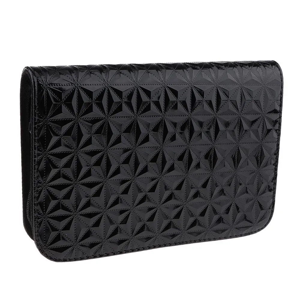 

Leather 6 Hair Scissors Pockets Carrying Case Barber Tools Holder Pet Hairdressing Scissors Storage Box for Heimsalon Use