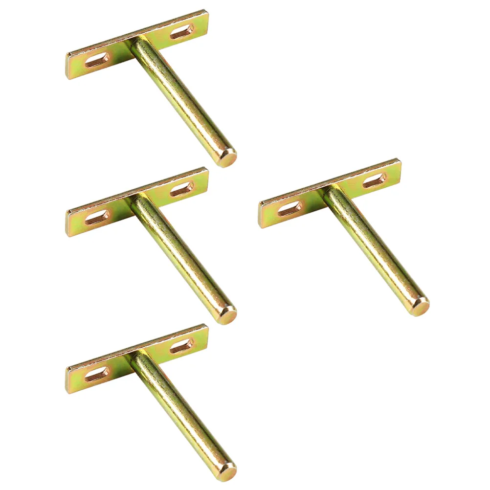 4 قطعة بين قوسين الرف العائم رف أعمى مخفي دعم قوي الصلب الحائط تخزين حامل للمنزل مكتب