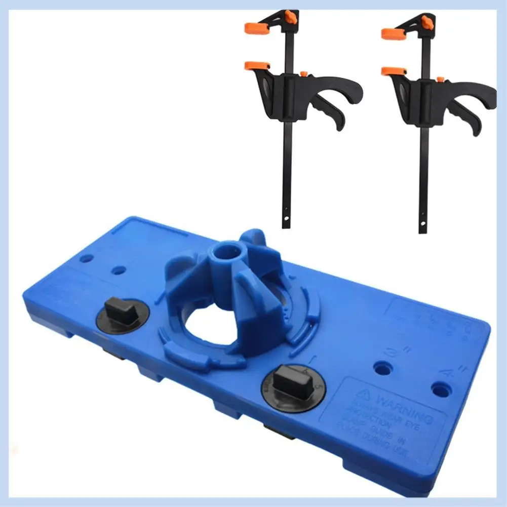 

AS63-35Mm Concealed Hinge Drilling Jigs Hinge Hole Saw Jig Drilling Guide Locator Hole Opener Cabinets Woodworking Tool Set