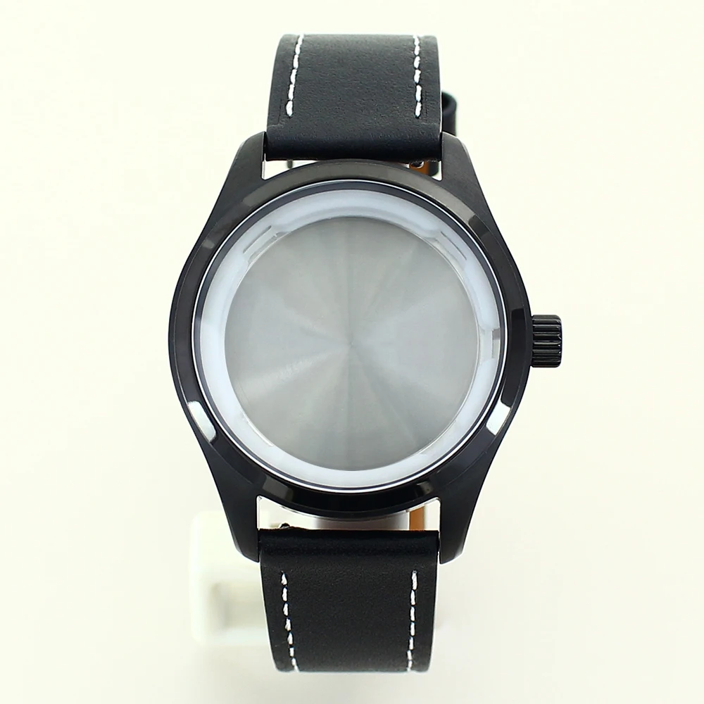 10Bar 40mm Watch Case Strap Accessories For Seiko NH35 NH36 NH34 NH38 4R36 Eta 2824 Movement 33.6-34.3mm Dial Modified Aviator - Image 2