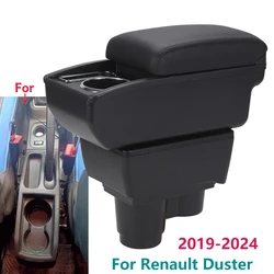 For Renault Duster Armrest For Dacia Duster Car Armrest 2019-2024 Dedicated Retrofit Interior Storage Box Car Accessories