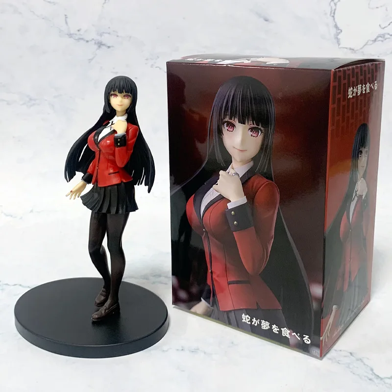 

18cm Jabami Yumeko Kakegurui - Compulsive Gambler Model Anime Figure Pvc Action Figures Collectible Model Children'S Toy Gifts