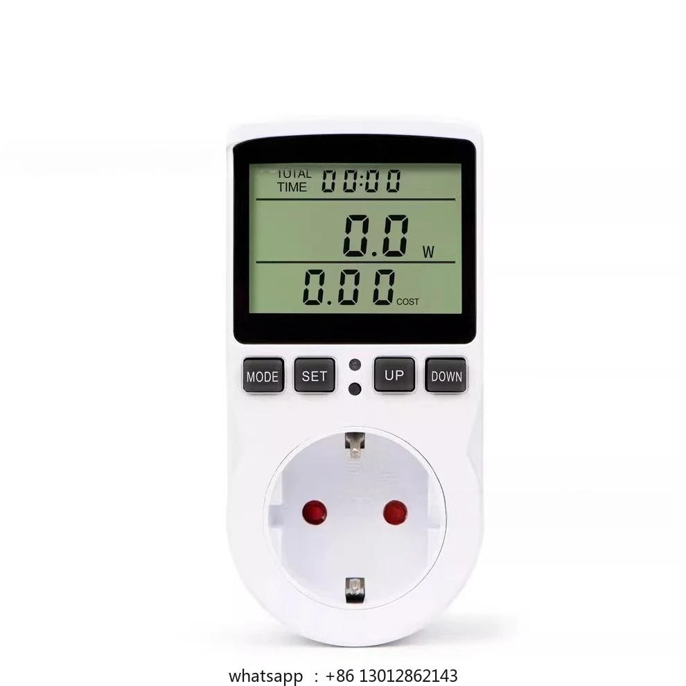 

European and American standards Power metering socket Voltage and ammeter