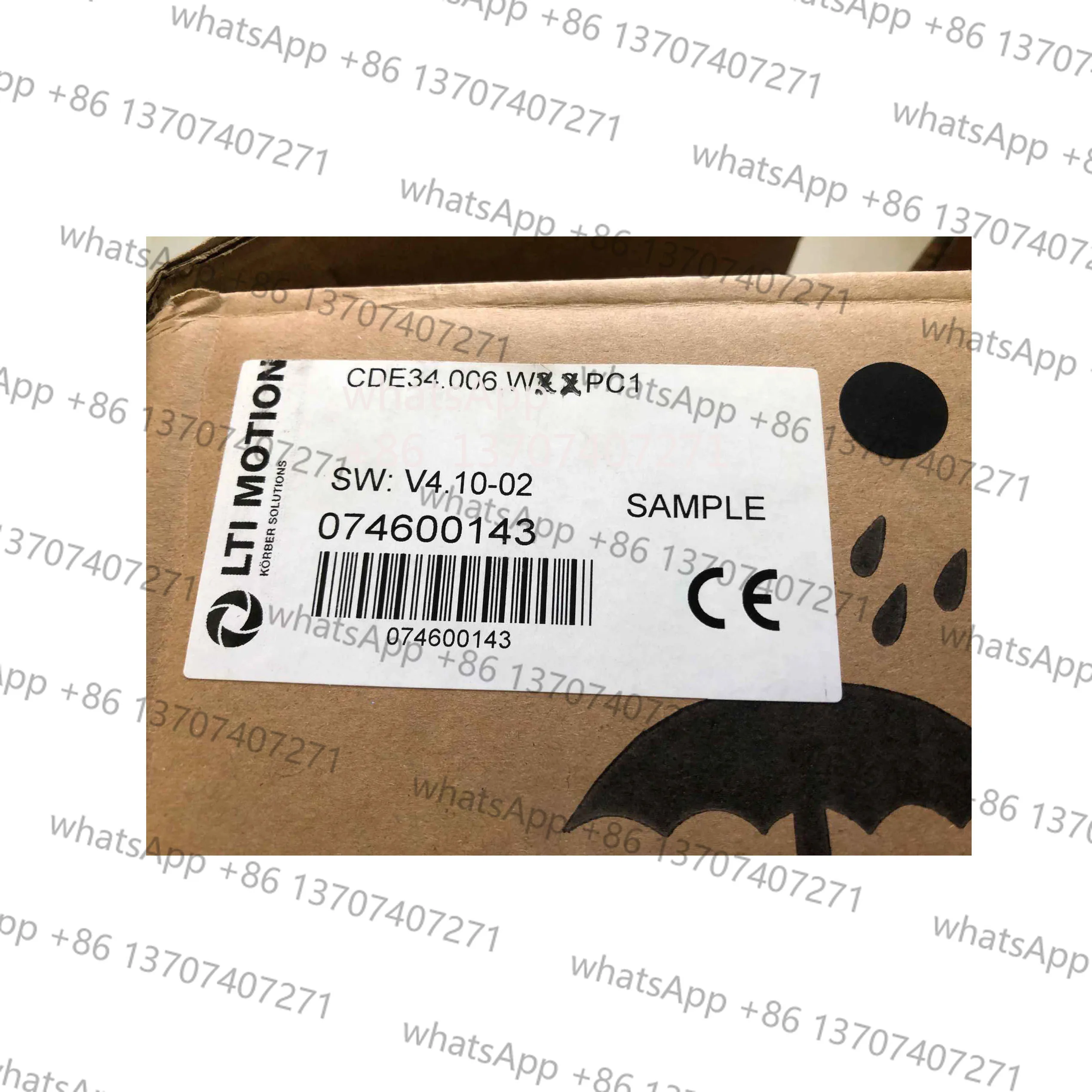 

Second-hand MOTION CDE34.006.WXX.PC1 Servo drive For LTI