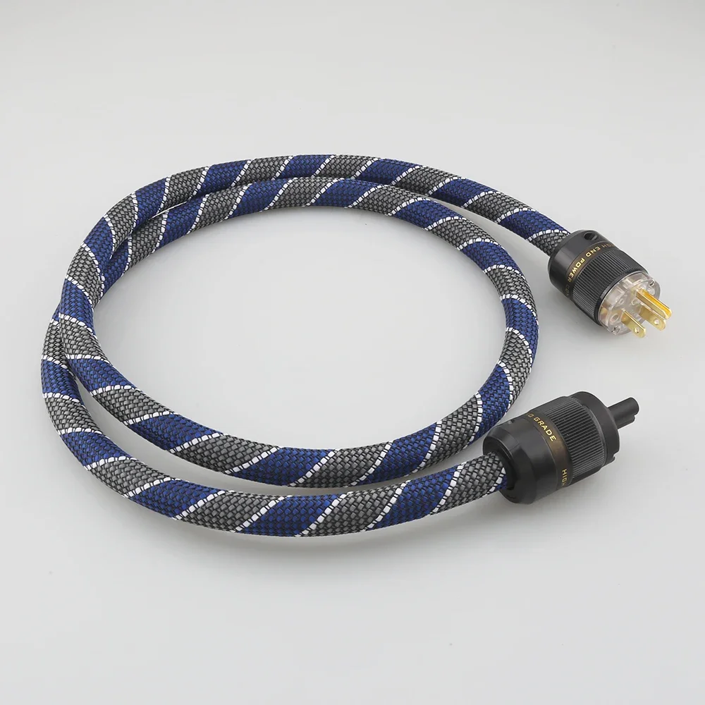 Nowy kabel zasilający P101 HI-End z czystej miedzi US z wtyczką żeńską rysunek 8 IEC kabel zasilający audio HIFI