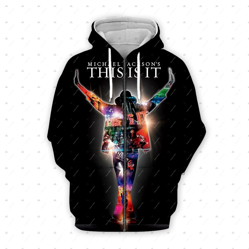 NewFashion Pop Singer Legend Musician Michael Jackson Vintage Retro Trucksuit 3DPrint Unisex Pullover Casual Jacket Hoodies Q1