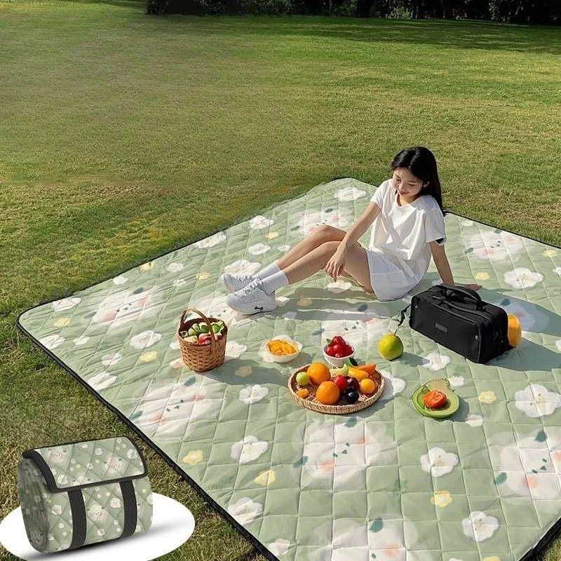 Portable Picnic Mat Portable Folding Lightweight Lightweight Waterproof Oxford Cloth Family Mat Camping Tourism Nature Hike Mats