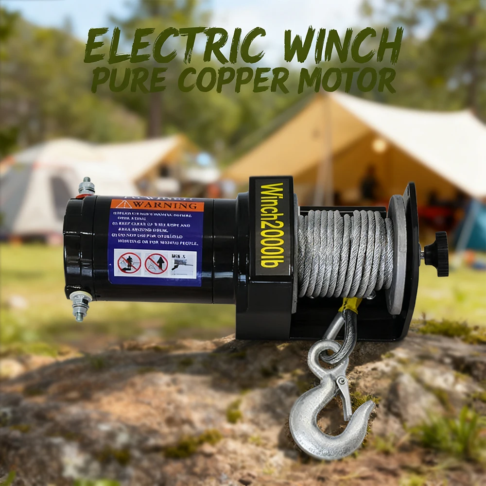 

Электрическая лебедка 12 В/24 В 1100 Вт, автомобильная лебедка, портативный небольшой кран, внедорожная автомобильная лебедка с электропоходом, электрическая лебедка, экстрактор