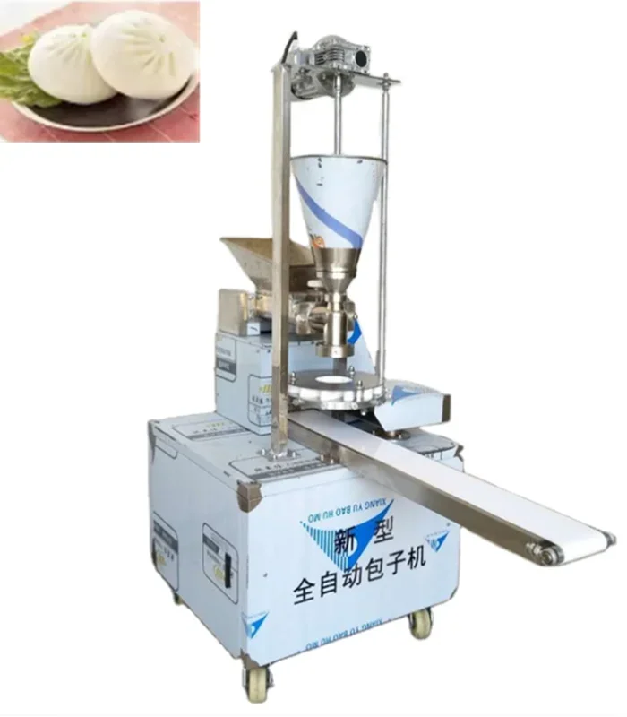 

Automatic small steamed stuffed bun baozi momo making machine price