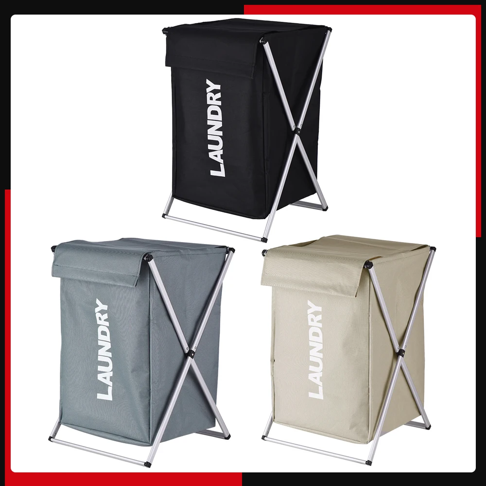 Cesta de ropa sucia para el hogar, bolsas de almacenamiento Oxford impermeables, organizador plegable portátil para juguetes