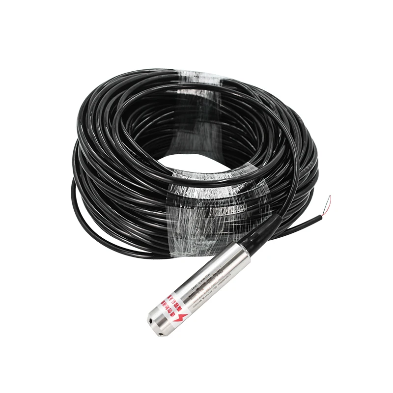 Water Level Transmitter 35M Range 4-20mA Output Liquid Tank Liquid Depth Hydrostatic Level Sensor