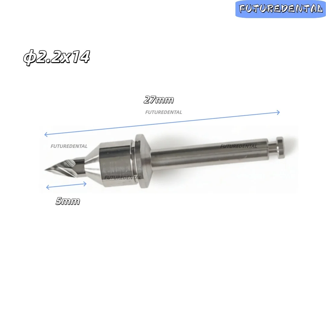 Dental Guide Locator Drill with Sharp Tapered Tip Initial Drill – Used for Implant Site Marking and Guided Surgery Φ2.2X14