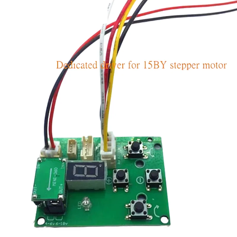 

Dedicated Driver For 15BY 15mm Stepper Motor Monitor PTZ Motor Driver Plate Module 4V-6V 6V-18V