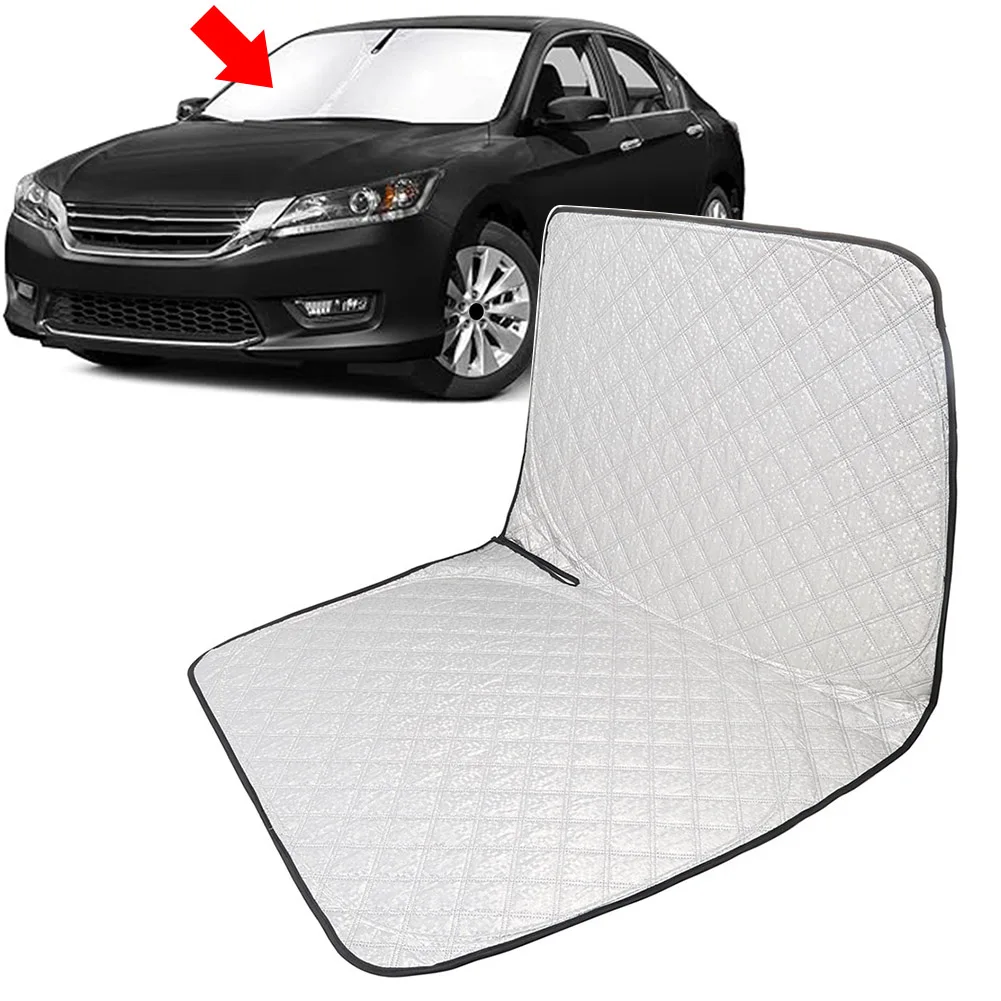 

Car Foldable Front Windshield Sun Shade Visor Protector Custom For Honda Accord 13-17 Wear Resistant