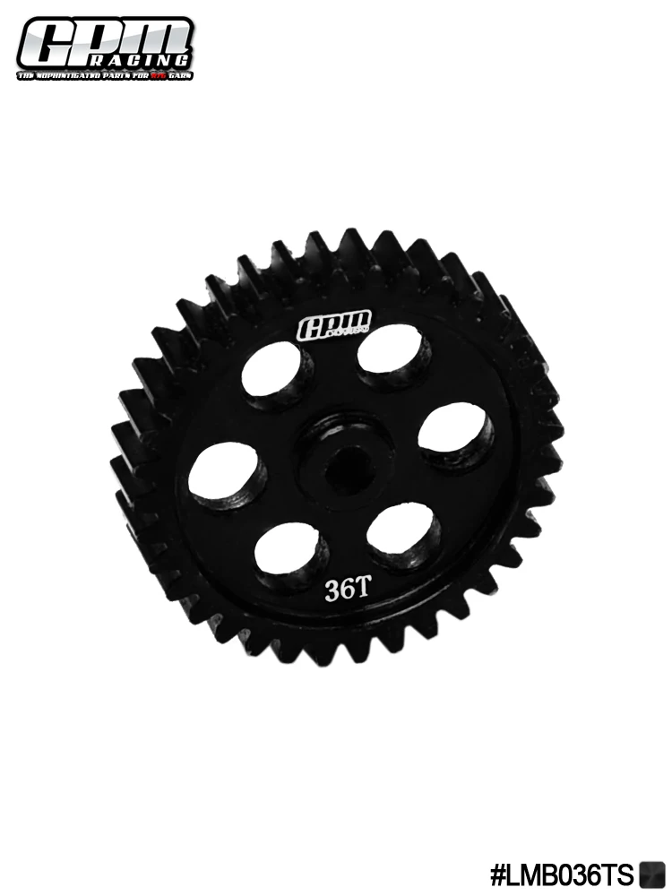 GPM 4140 Carbon Steel Speed Main Gear 36T For LOSI 1/24 Micro-B 2WD Buggy