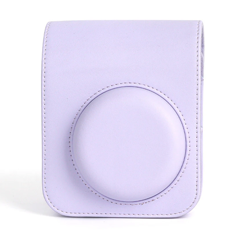 Compact PU Leather Camera Bag for Instax For Mini 12 Scratch and Water Resistant Fashionable Design Reliable Protection