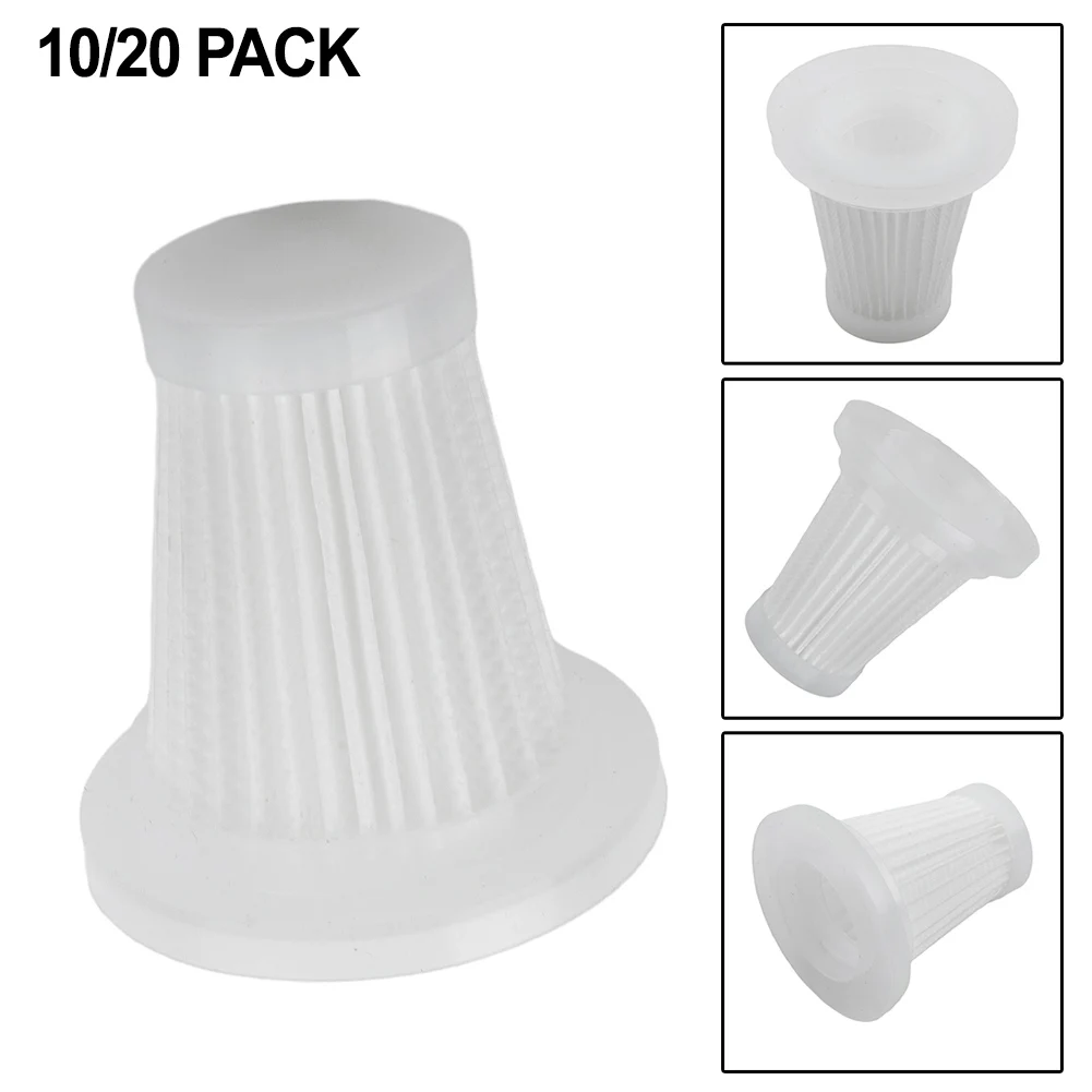 10/20 Pcs Reusable Car Vacuum Cleaner Replacement Accessories Washable Filters Handheld Vacuum Cleaner Accessories
