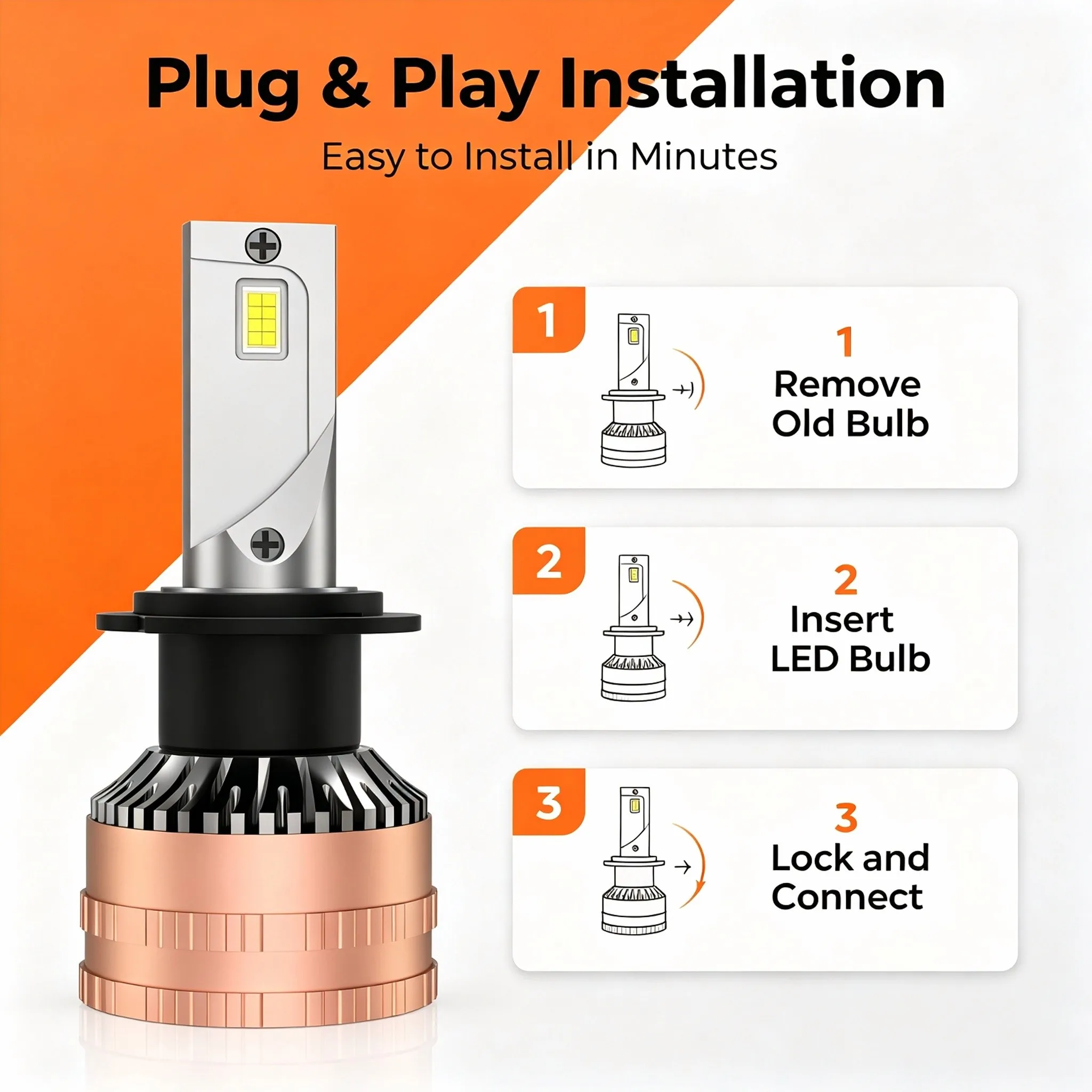 Thumbnail 3 - #27 LED Headlight Bulbs Price Drop Alerts