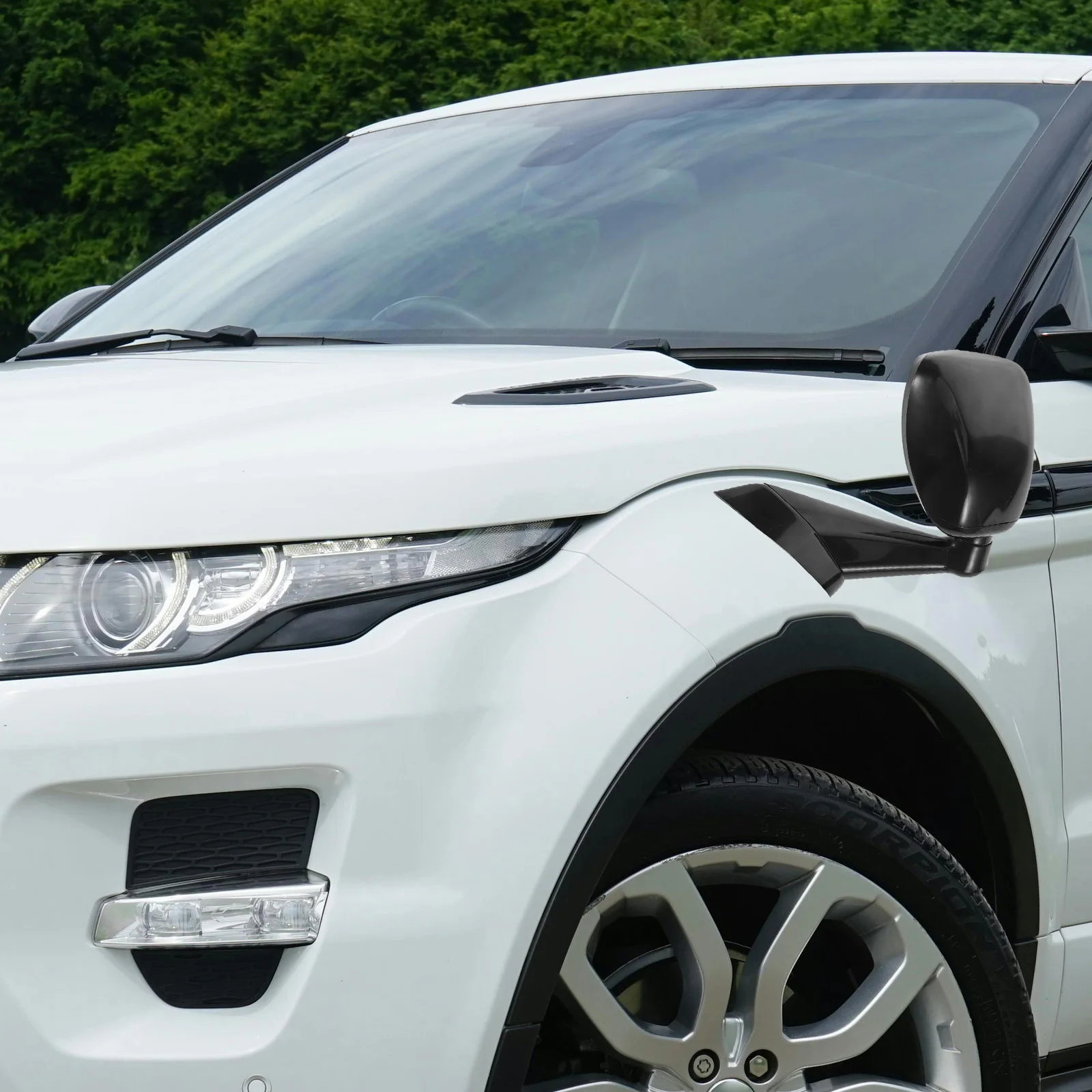 

Automotive Rearview Hood Wide Angle Glass Plastic Clear Vision Easy Install for Car Truck Blind Spot Reversing