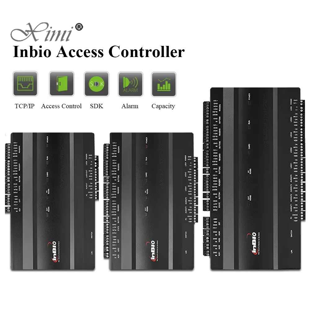 

Inbio160/260/460 Door Fingerprint And Card Access Control Panel Board Biometric High Security Access Control System With RS485