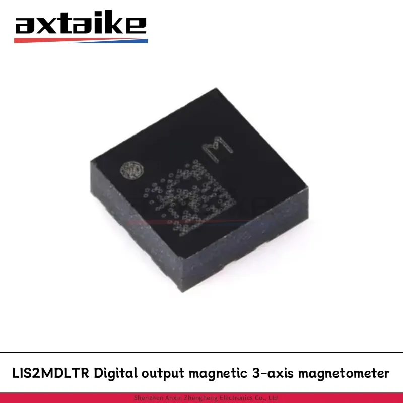 

5PCS LIS2MDLTR LGA-12 LIS2MDL SMD Digital Output Magnetic Sensor Ultra Low Power High Performance 3-axis Magnetometer