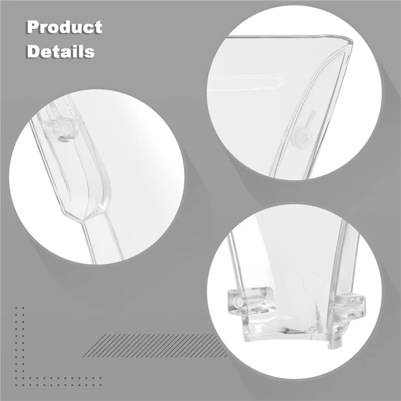 ABRG-2PCS Cubierta transparente para Puzzi 10/1 10/2 8/1 Reemplazo de herramienta manual para tapicería Número de pieza: 4.130-001.0