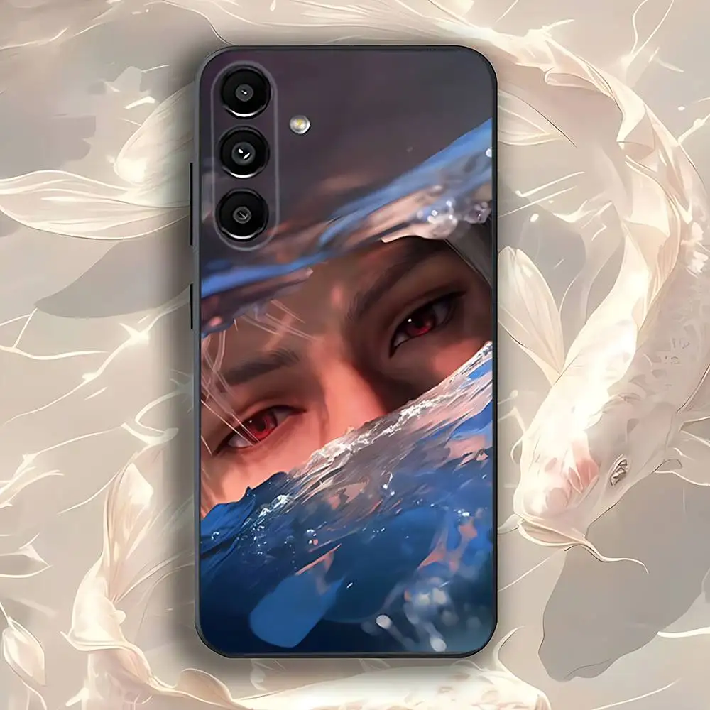 S-sylus Love Deep Space Phone Case For Samsung Galaxy A73,31,32,72,41,53,52,71,22,5G,Note,J7,8,9 Soft Black Cover