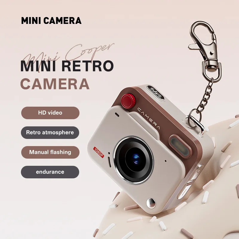 

Новая ретро мини-цифровая камера CCD, 1,77 дюйма, HD, студенческий кампус, фото и видео, камера высокой четкости, брелок для ключей, подарок для мальчиков и девочек