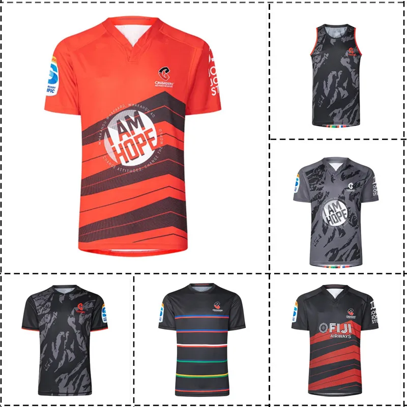 2025 Crusaders Home / Away / Training Super Rugby Jersey - مقاس الرجال: S-5XL (طباعة رقم الاسم المخصص)