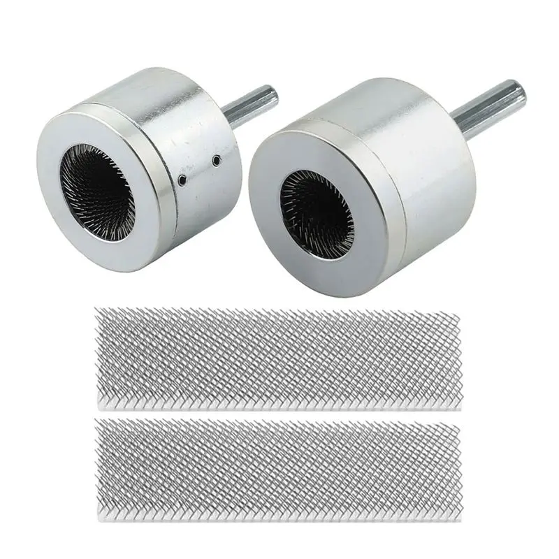 AEE2-2PCS 15+22Mm Electric Drill Pipe Cleaner, Copper Pipe Metal Pipe Cleaning Brush For Industrial Purpose